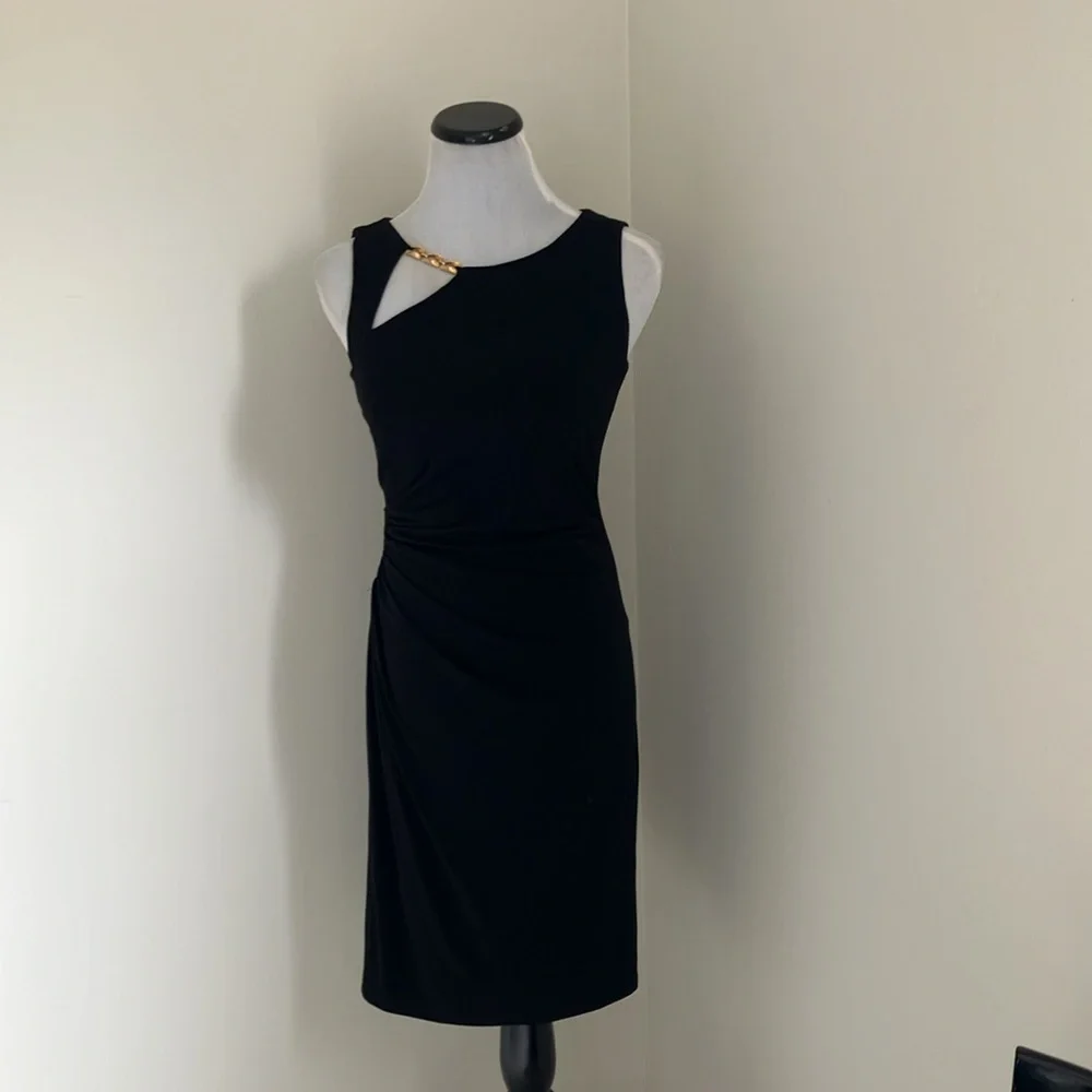 David Meisner black cocktail dress - Picture 2 of 11